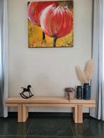Tv-bankje tv-meubel eikenhout, Huis en Inrichting, Ophalen, Nieuw, Rechthoekig, 75 cm of meer