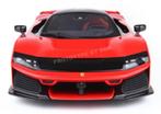 Ferrari F80 Rood Zilveren velg 1:12 BBR1223A BBR PRE-ORDER, Ophalen of Verzenden, Nieuw, 1:9 t/m 1:12, Auto