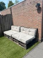6pallets en palletkussens, Ophalen, Gebruikt, Hout