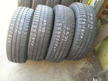 4x camperband Michelin 225-75-16CP 2023 als nieuw beschikbaar voor biedingen