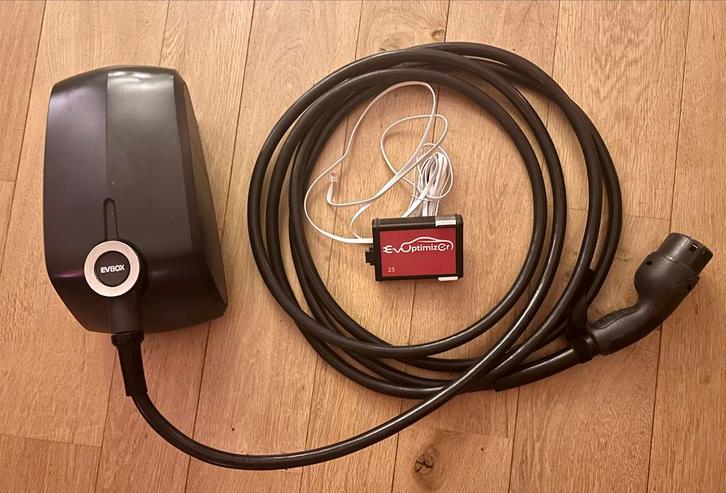 EVBox Elvi Laadpaal + Kabel en EV optimizer load balancing, Auto diversen, Laadpalen, Zo goed als nieuw, Laadpaal en Laadkabel