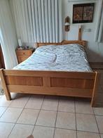 2 persoons bed elektrisch, Ophalen, Gebruikt, Bruin, Klassiek