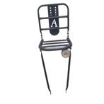 Vintage Fiets Bagagedrager met Letter A, Ophalen of Verzenden, Gebruikt