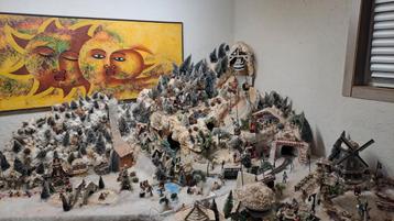 Kerstdorp In 3 delen voor de hobbyist beschikbaar voor biedingen
