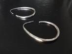 Ovalen oorringen, druppel vorm oorbellen, zilverkleurig, Overige materialen, Hangers, Verzenden, Nieuw