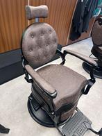 Nieuwe Barberstoel / Kappersstoel - Bruin Leer, Zakelijke goederen, Aankleding binnen, Ophalen of Verzenden, Nieuw zonder verpakking