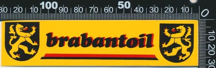 Sticker: Brabantoil, Verzamelen, Stickers, Zo goed als nieuw, Auto of Motor, Ophalen of Verzenden