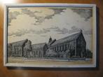 druk of litho St.-Koenraadkerk en -klooster Strijp Eindhoven, Gebruikt, Ophalen of Verzenden, 1940 tot 1960, Gebouw