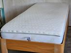 Auping Auronde beuken 1 pers 90x200x48cm incl matras+topper, Huis en Inrichting, Slaapkamer | Bedden, 90 cm, Eenpersoons, 200 cm