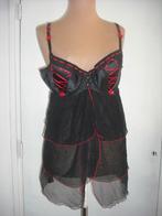 nachthemd / babydoll maat M, Verzenden, Zwart, Nachtkleding