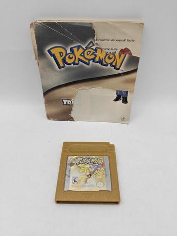 Pokemon Gold + Manual beschikbaar voor biedingen