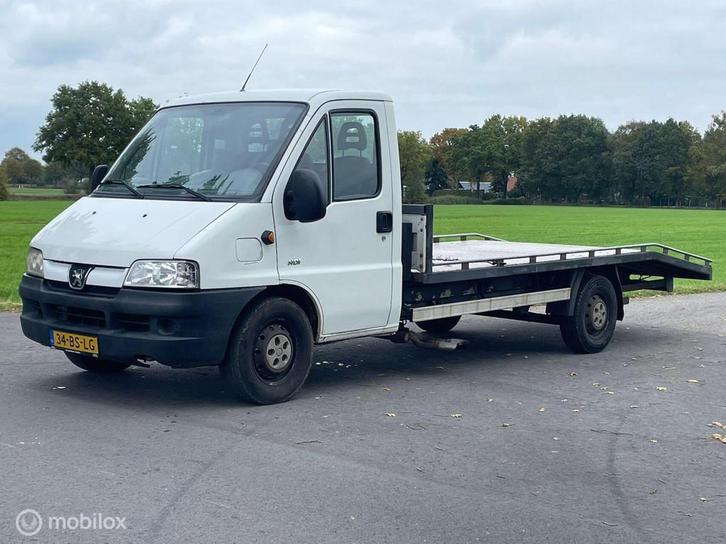 Peugeot Boxer Bestel 350LL 2.8 HDI Oprijwagen, Auto's, Peugeot, Bedrijf, Te koop, Boxer, Alarm, Centrale vergrendeling, Elektrische buitenspiegels