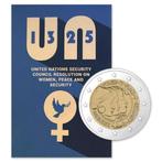 2 euro Malta 2022 - VN Vrouwenresolutie (BU CoinCard), 2 euro, Setje, Malta, Ophalen of Verzenden
