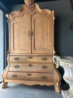 "HENDRICKX " Grenen Houten Gebogen Kabinetkast., Ophalen