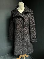 Bruin zwarte dames jas / mantel DESIGUAL maat 40, Kleding | Dames, Jassen | Winter, Maat 38/40 (M), Bruin, Ophalen of Verzenden