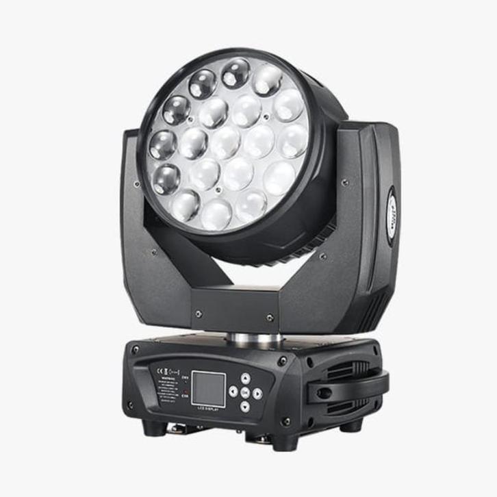 DJLicht 19x15 RGBW 4 in 1 met zoom, Muziek en Instrumenten, Licht en Laser, Nieuw, Licht, Geluidgestuurd, Kleur, Stroboscoopeffect