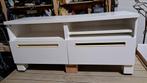 Witte TV-meubel / Dressoir met opbergruimte, Ophalen, Gebruikt, Overige houtsoorten, Modern minimalistisch