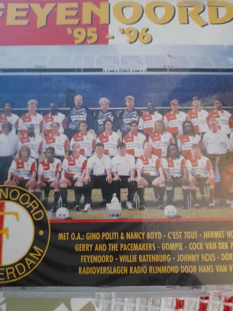 C D FEYENOORD 1995-1996, Verzamelen, Sportartikelen en Voetbal, Ophalen of Verzenden, Zo goed als nieuw, Feyenoord, Overige typen
