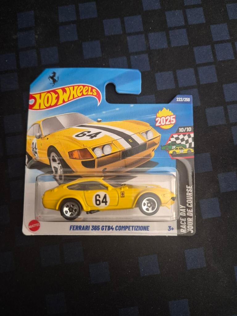 Hot Wheels Ferrari 365 GTB4 Competizione, 1:50 of kleiner, Auto, Nieuw, Ophalen