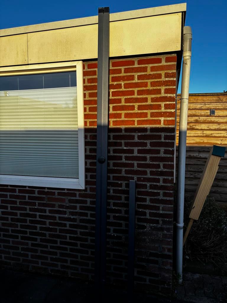 Unilux plissé hordeur - mist ondergeleider, Doe-het-zelf en Verbouw, Deuren en Horren, 100 tot 120 cm, Gebruikt, 215 cm of meer