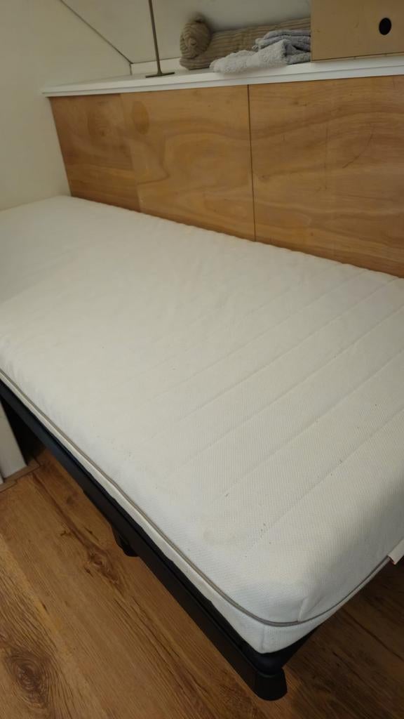 Auping bed te koop,  kan ook als logeerbed, Ophalen, Eenpersoons, Zo goed als nieuw, 80 cm