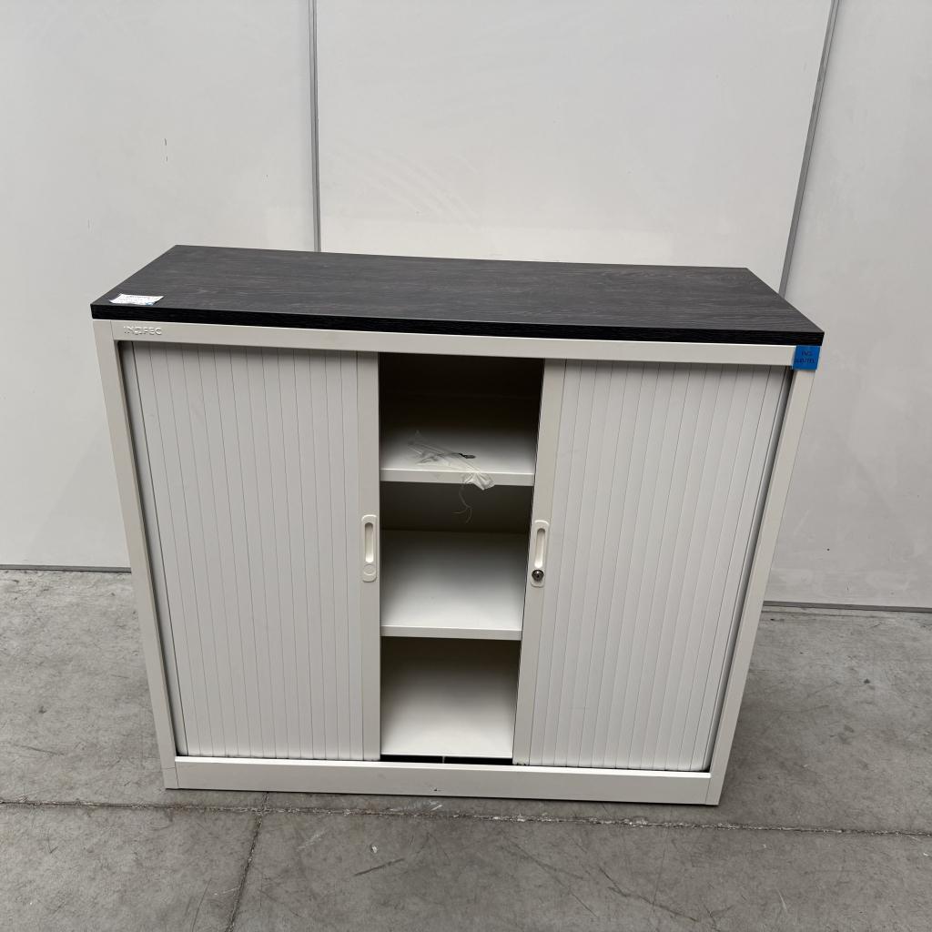 Inofec witte roldeurkast - 108x120x46 cm, Niet ingevuld, Gebruikt, Niet ingevuld, Niet ingevuld