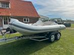 Rib 430 Lux 40 PK Yamaha + Trailer, Zo goed als nieuw, Benzine, Minder dan 70 pk, Overige materialen
