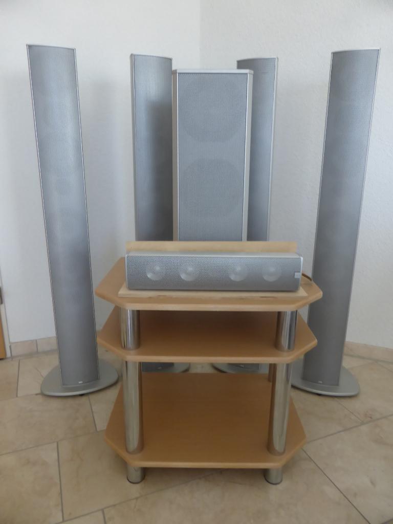 T+A Criterion Talis TLS 10-TLW 2A luidspreker surround set, Zo goed als nieuw, 60 tot 120 watt, Complete surroundset, Ophalen