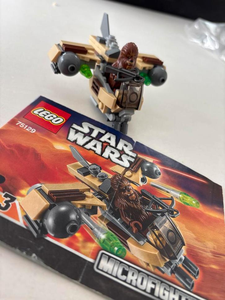 LEGO Star Wars 75129 Chewbacca Microfighter compleet, Kinderen en Baby's, Speelgoed | Duplo en Lego, Gebruikt, Lego, Complete set