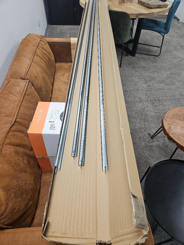 Systeemplafond Hoofdprofiel T24 zwart, Ophalen, Nieuw, Overige materialen, 20 tot 50 mm