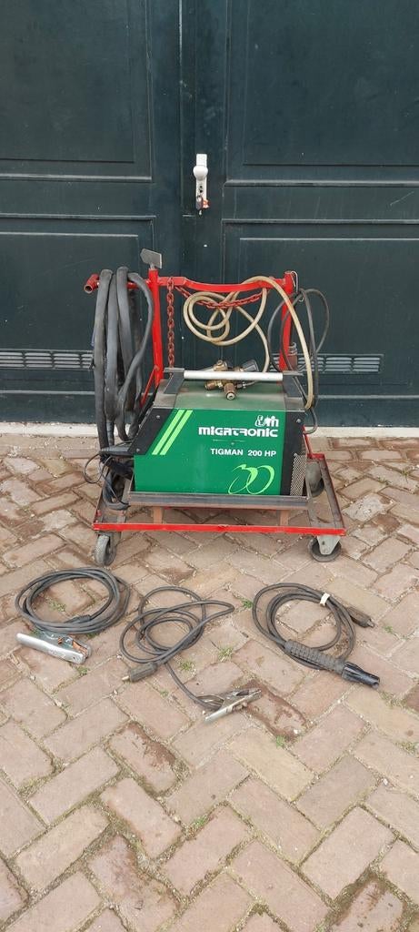 Migatronic Tigman 200 HP TIG lasapparaat, Doe-het-zelf en Verbouw, Gereedschap | Lasapparaten, Ophalen, Gebruikt, 150 tot 250 ampère