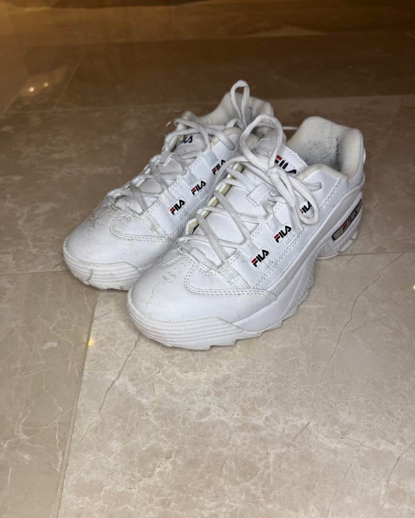 Fila Schoen, Wit, Ophalen of Verzenden, Sneakers of Gympen, Zo goed als nieuw