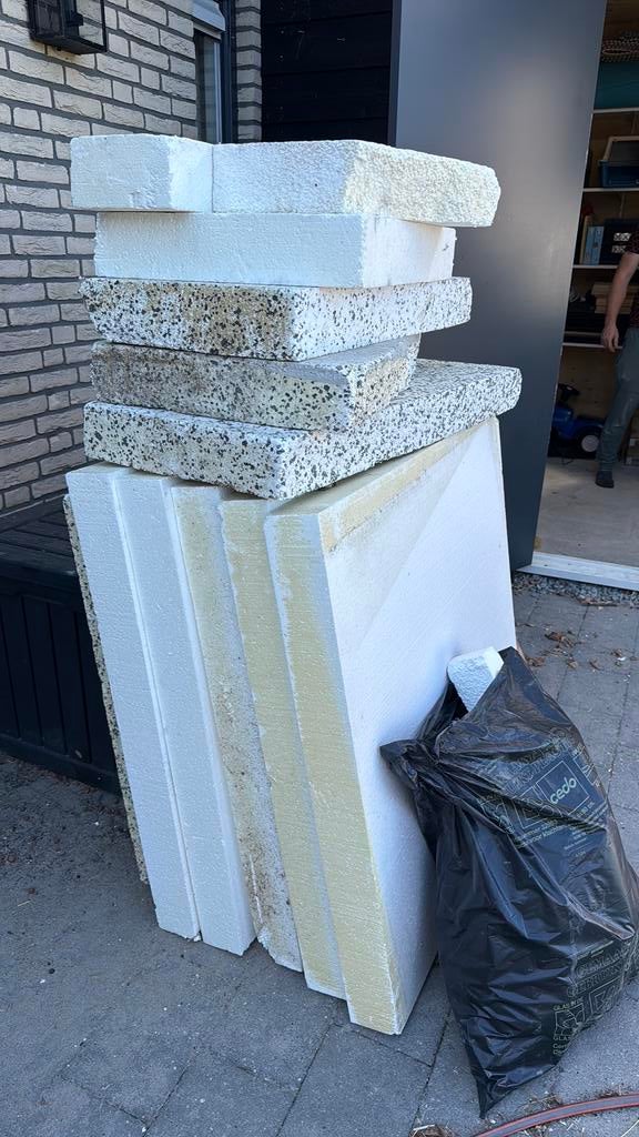 Tempex eps platen, Ophalen, Zo goed als nieuw, Piepschuim (Tempex), 15 m² of meer