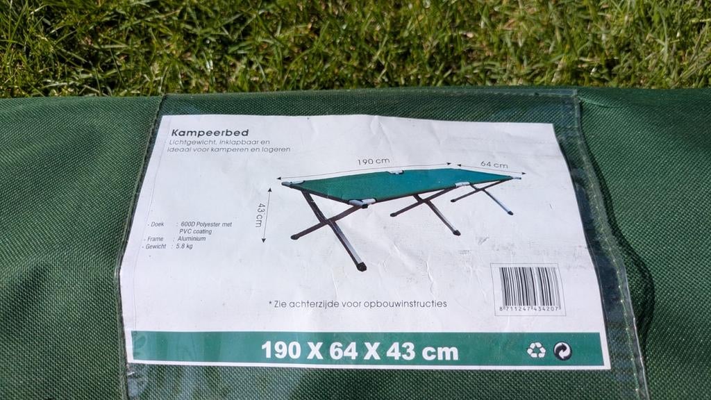 Kampeerbed, Ophalen, Nieuw, Overige