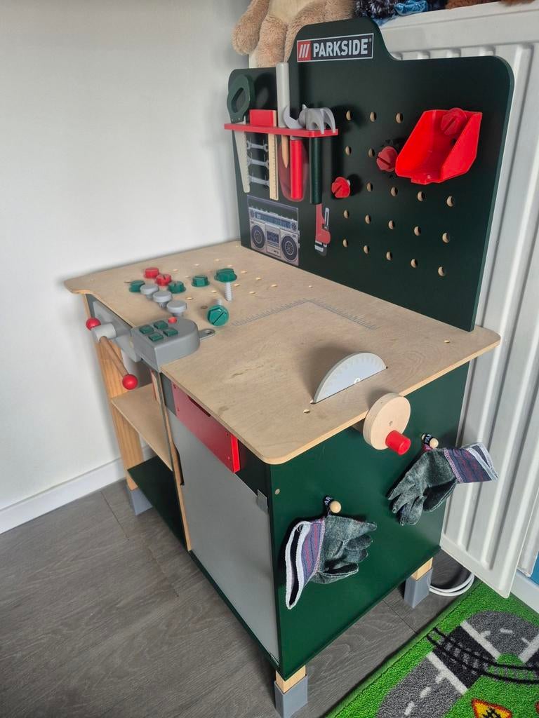 Parkside kinderwerkbank, Ophalen, Zo goed als nieuw, Jongen of Meisje