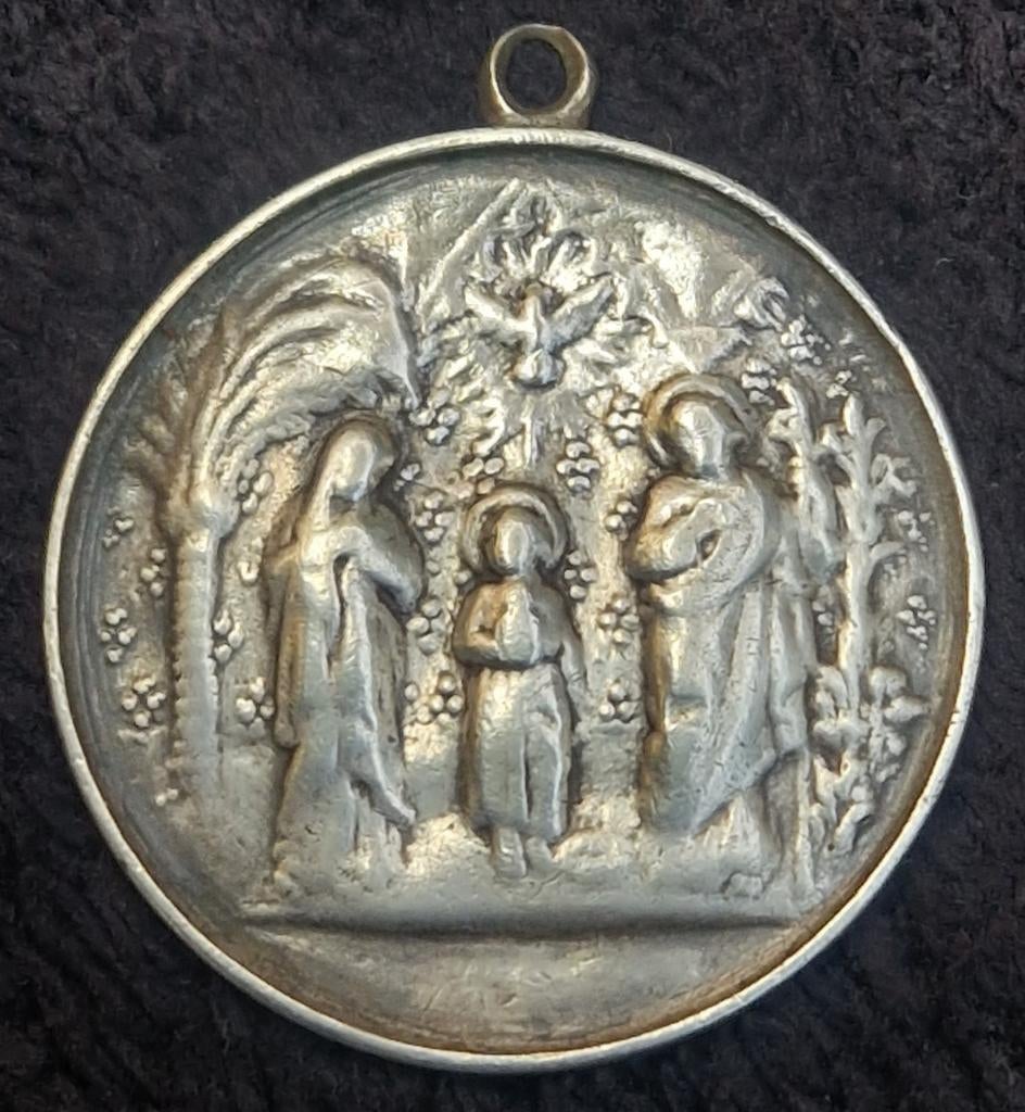 Antieke penning Zilver 1872-1897 NIEUWKOOP + monogram A.S., Ophalen of Verzenden, Zilver, Nederland