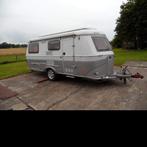 Eriba Touring Troll 530GT Retro, Caravans en Kamperen, Standaardzit, Luifel, Omvormbare zithoek, Particulier