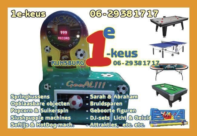 VOETBALAUTOMAAT, Voetbalmachine huren, voordelig, Ophalen, Zo goed als nieuw, Overige
