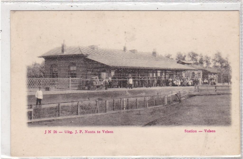 Velsen-Station nauta no.26, Verzenden, Voor 1920, Ongelopen, Noord-Holland