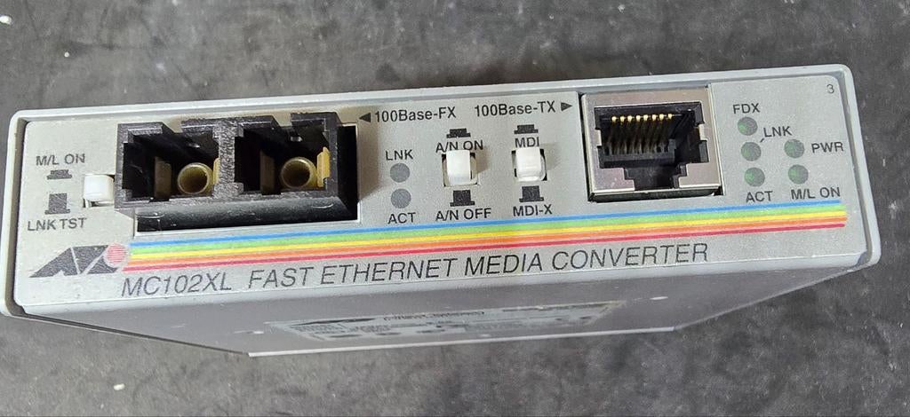 Allied Telesyn MC102XL Fast Ethernet Media Converter, Ophalen of Verzenden
