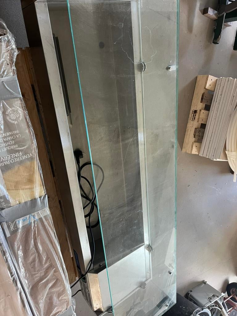 Saladette koeling opzet vitrine koeling glasplaat saladiere, Ophalen, Zonder vriesvak, 200 liter of meer, 60 cm of meer