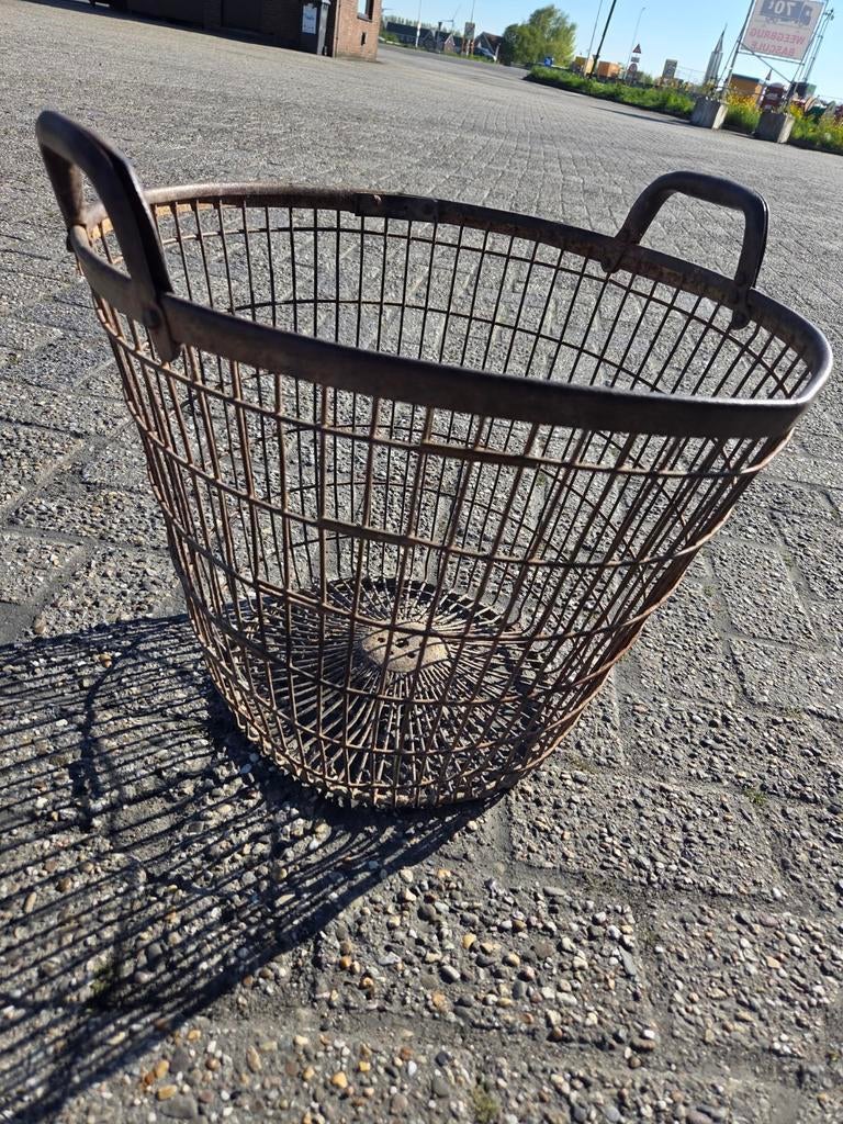 Metalen korf, Ophalen, Rond, Overige materialen