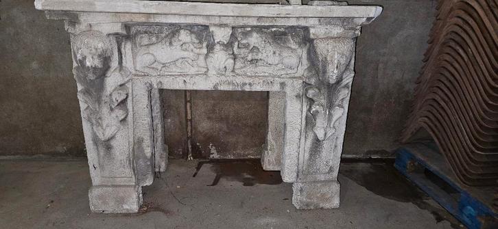 2x betonnen voorzet schouw, Huis en Inrichting, Haarden, Gebruikt, Overige soorten, Ophalen