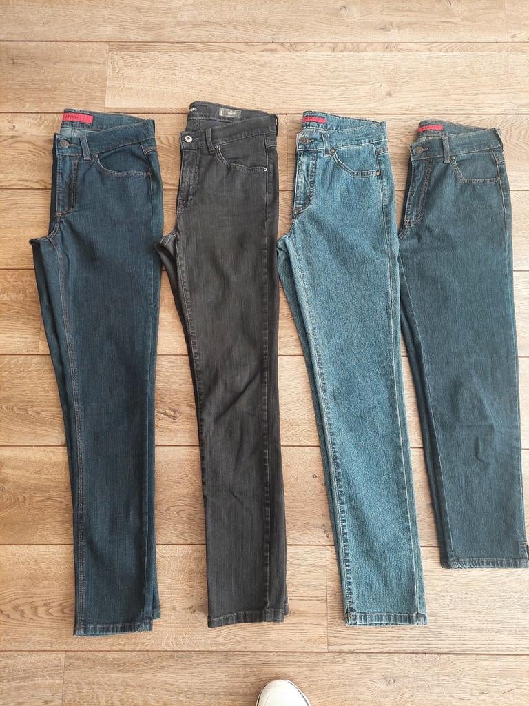 ANGELS jeans "Dolly" Set 4 stuks maat 36 IZGS, Kleding | Dames, Ophalen of Verzenden, Zo goed als nieuw, Blauw, W28 - W29 (confectie 36)