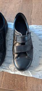 Ecco Soft 2.0 Zwarte Klittenbandschoenen Maat 38, Ecco, Schoenen met lage hakken, Zwart, Nieuw