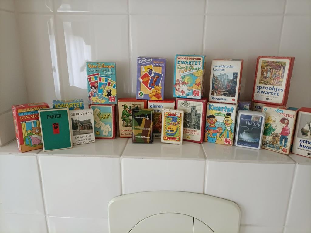 Plm 40 kwartetspellen . diverse merken ook Jumbo u, Ophalen of Verzenden, Gebruikt, Kwartet(ten)