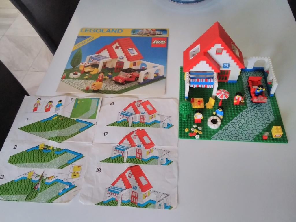 Lego Holiday Home 6374 - Vintage Legoland Set, Kinderen en Baby's, Speelgoed | Duplo en Lego, Ophalen of Verzenden, Gebruikt, Complete set