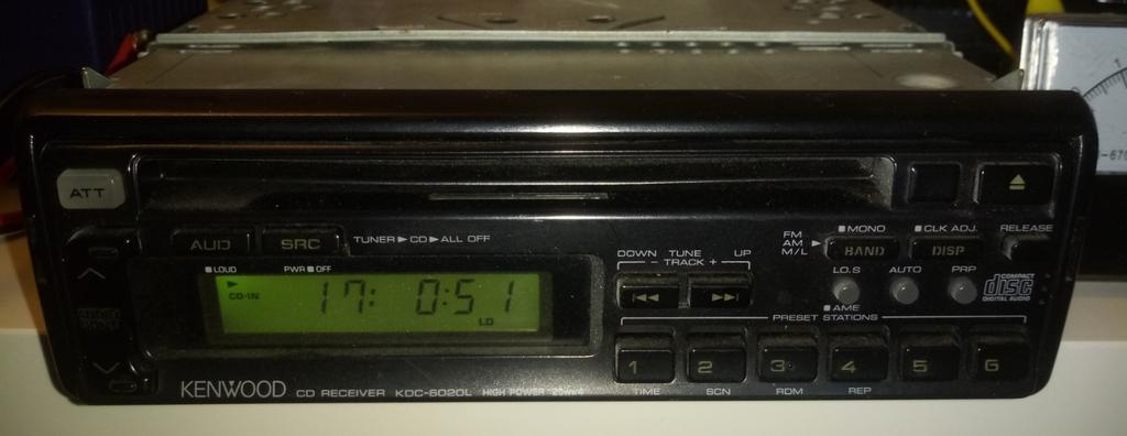Kenwood KDC-6020L autoradio met cd-speler., Auto diversen, Ophalen of Verzenden, Gebruikt