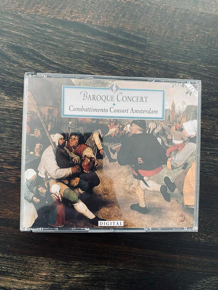 Baroque Concert - Combattimento Consort Amsterdam 2CD, Cd's en Dvd's, Cd's | Klassiek, Zo goed als nieuw, Orkest of Ballet, Barok