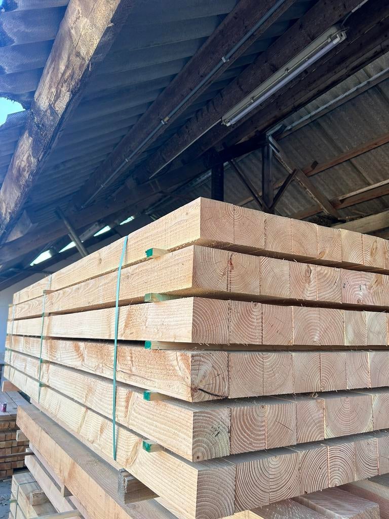 Douglas balk 9x9x300 cm per stuk € 20,00, Ophalen of Verzenden, Nieuw, 250 cm of meer, Planken